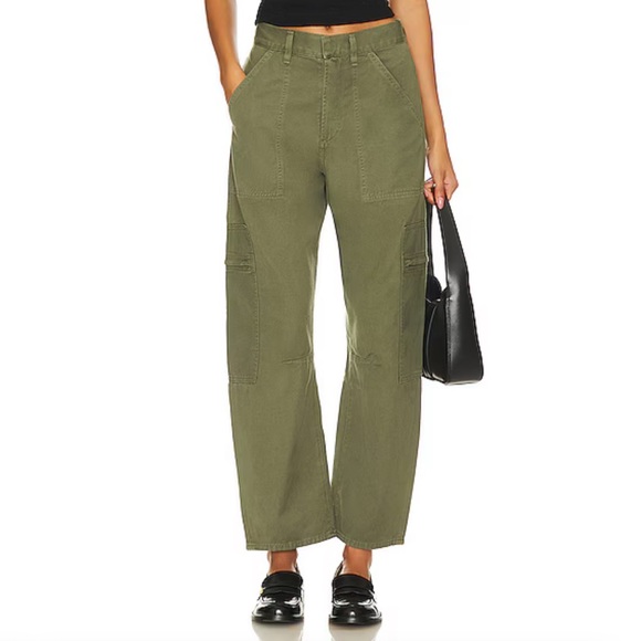 Citizens Of Humanity Pants - Citizens of Humanity Marcelle Low Slung Cargo in Surplus
